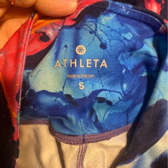 Athleta Multicolor Abstract Leggings - Picture 4 of 4